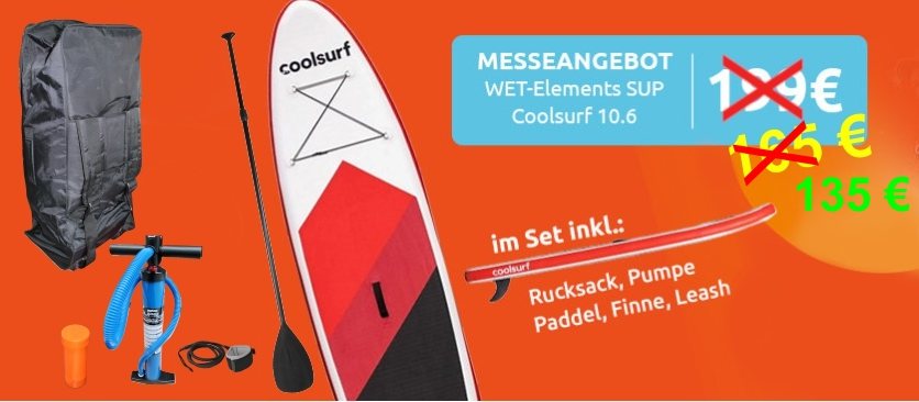 WET-Elements SUP Coolsurf 10.6 SET