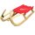 Gasser Schlitten Naviserrodel Doppelsitzer rot