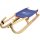 Gasser Schlitten Tourenrodel Spezial Klassik Doppelsitzer (lang) blau