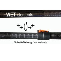 WET-Elements Tourenpaddel Aphia vierteilig verstellbar 215-240 cm