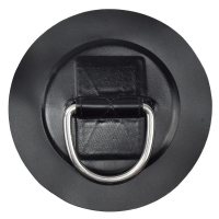 WET-Elements D-Ring auf Klebelasche 15 cm schwarz
