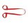 Gasser Rodelband mit Schlaufen rot