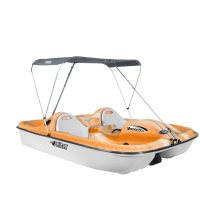 Pelican Tretboot Monaco DLX Angler white/orange