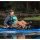 Pelican Fishing Sit-On-Top Padelkajak  Getaway 110HDII  dunkel blau/wei&szlig;