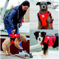 Secumar Secudogs Hundeschwimmweste rot/schwarz S