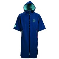 Aqua Marina Water-Repellent Thermal Poncho navy