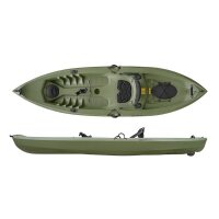 WET-Elements Sit-On-Top SeaFlo Fishing Kayak - olivgrün
