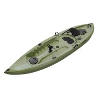 WET-Elements Sit-On-Top SeaFlo Fishing Kayak - olivgrün
