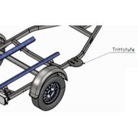 Harbeck Trittstufe seitlich für Jetskitrailer...