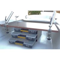 Müller Angelbootsafe aus Edelstahl mit drei...