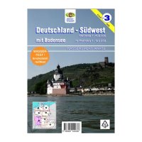Jübermann-Verlag WW3 WW-Wanderkarte Deutschland Südwest