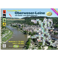 J&uuml;bermann-Verlag TA4 Touren Atlas TA4 Oberweser Leine