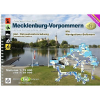 Jübermann-Verlag TA6 Touren Atlas TA6 Mecklenburg-Vorpommern