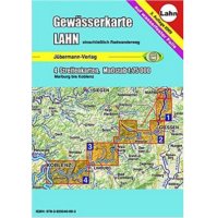 J&uuml;bermann-Verlag LAHN Gew&auml;sserkarte Lahn